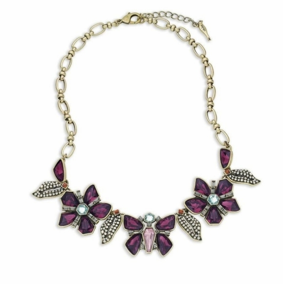 Chloe + Isabel Jewelry - Chloe and Isable Purple Butterfly statement necklace